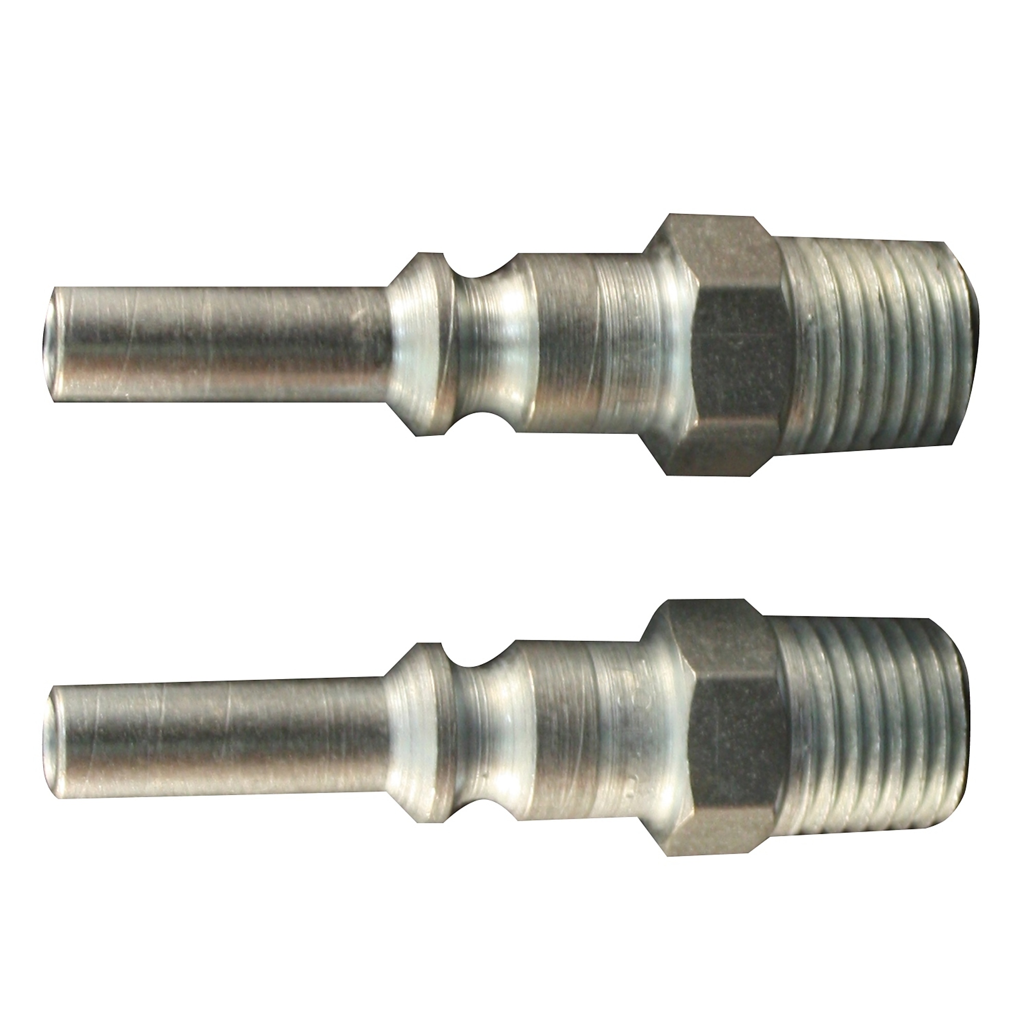 Milton, 1/4in. Male Plug L-Style, 2/cd, Coupler Size 1/4 in, Model# s-791